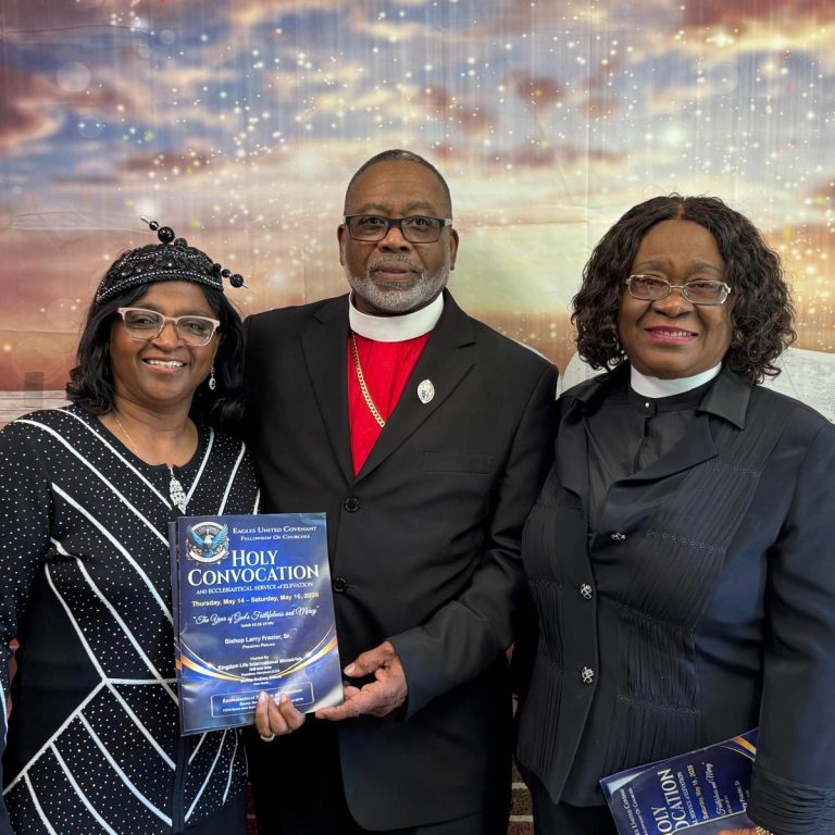Dr. Mercy Obamogie Presented with Senior Pastor Credentials